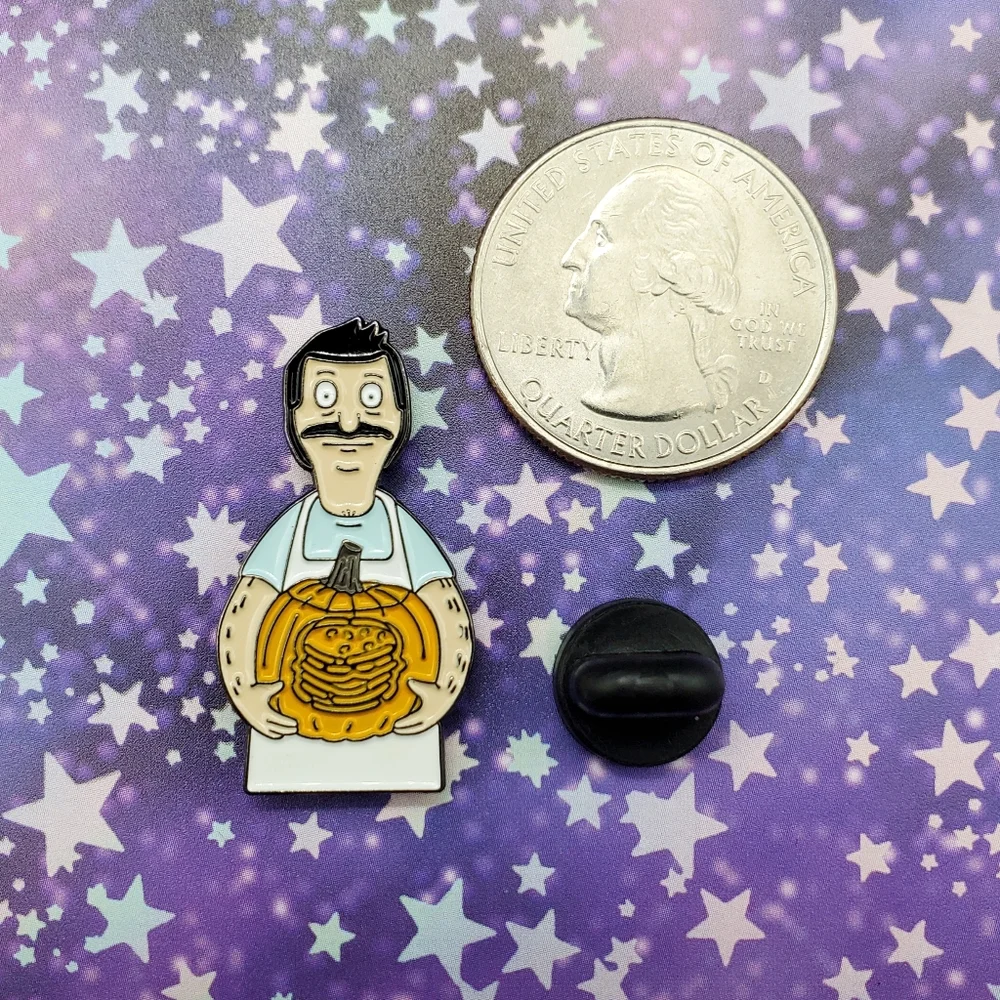 Bob's Burgers Pumpkin Bob Enamel Pin - Picture 2 of 3